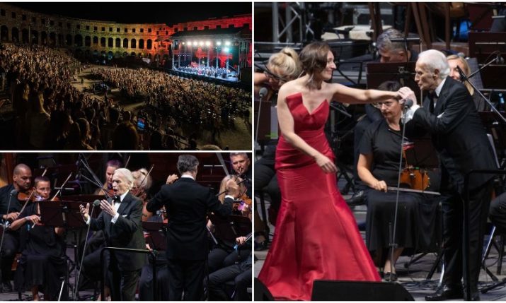 PHOTOS: José Carreras thrills big crowd at Pula Arena