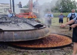 VIDEO: Biggest peka in Slavonia weighs over a tonne and feeds 700