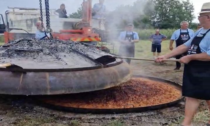 VIDEO: Biggest peka in Slavonia weighs over a tonne and feeds 700