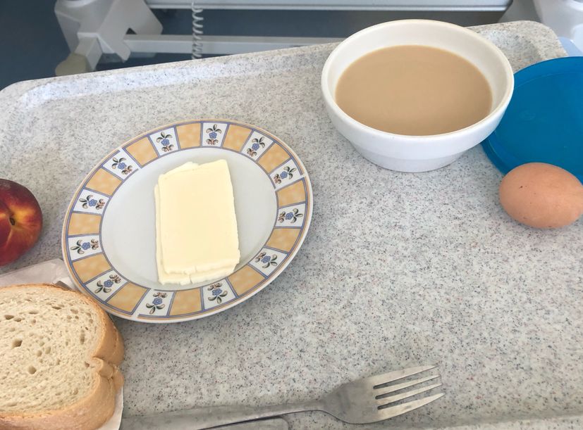 Croatian hospital food