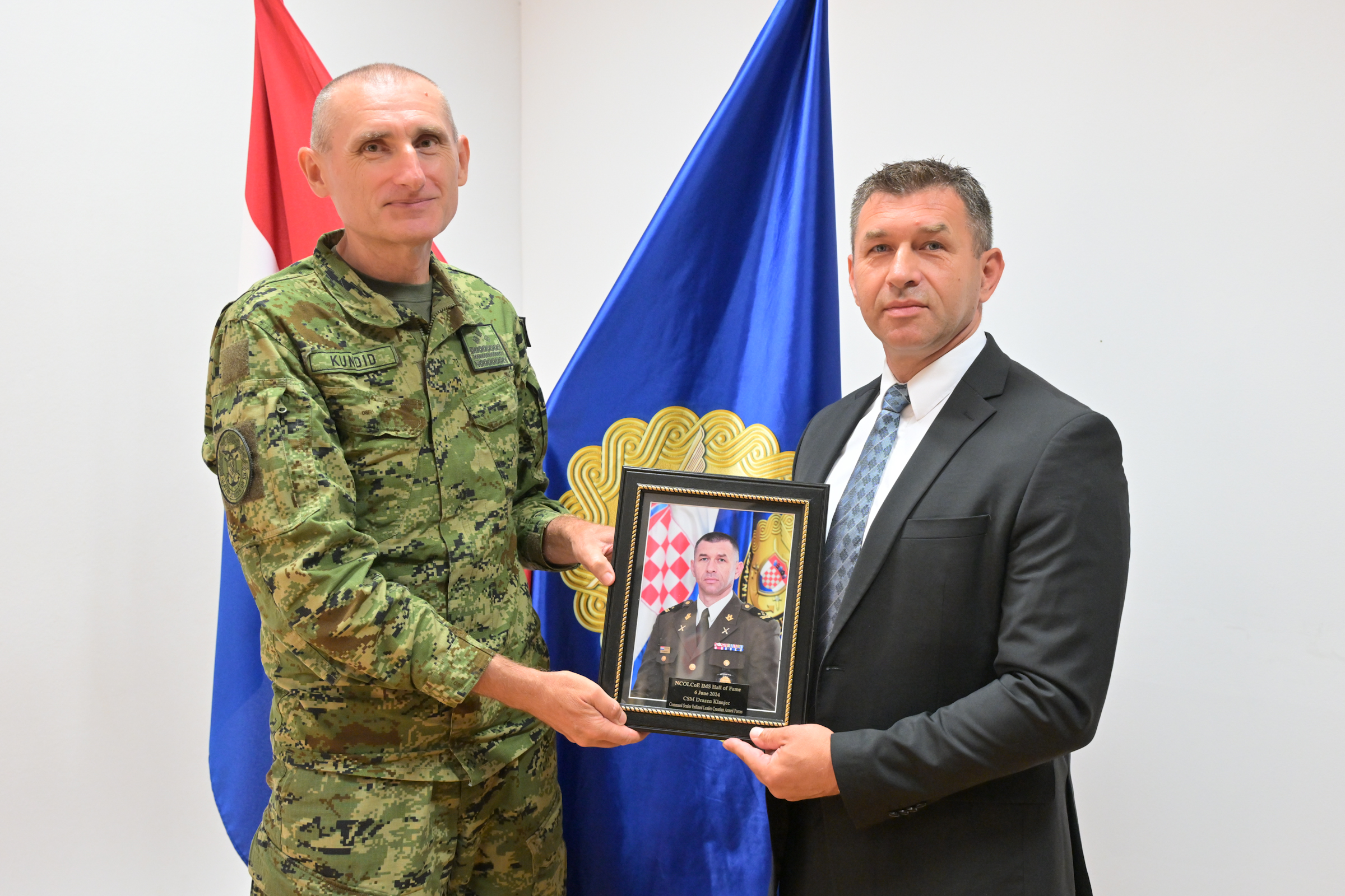 General Tihomir Kundid Major Dražen Klanjec