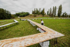 world’s longest line of strudels