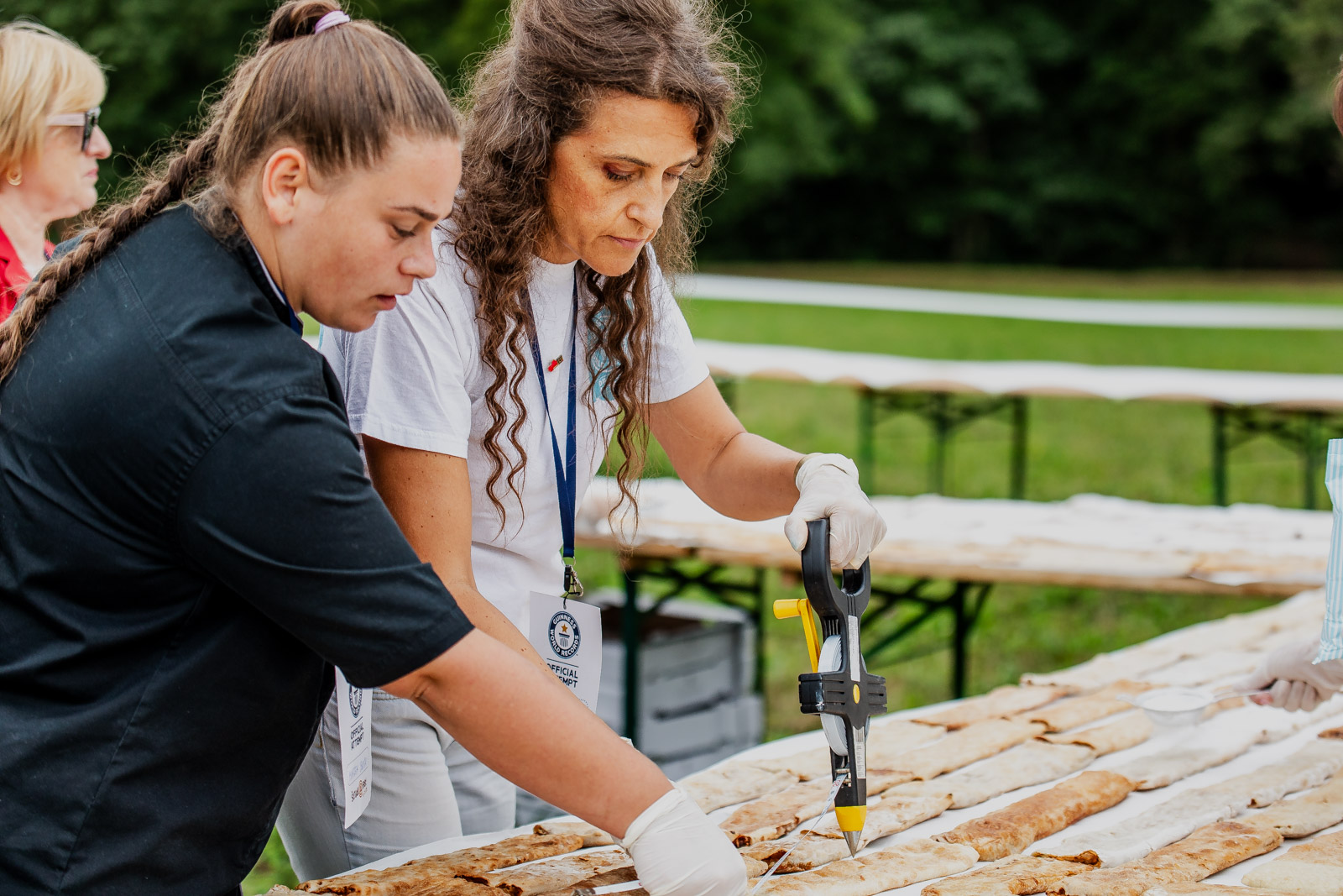world’s longest line of strudels