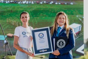world’s longest line of strudels
