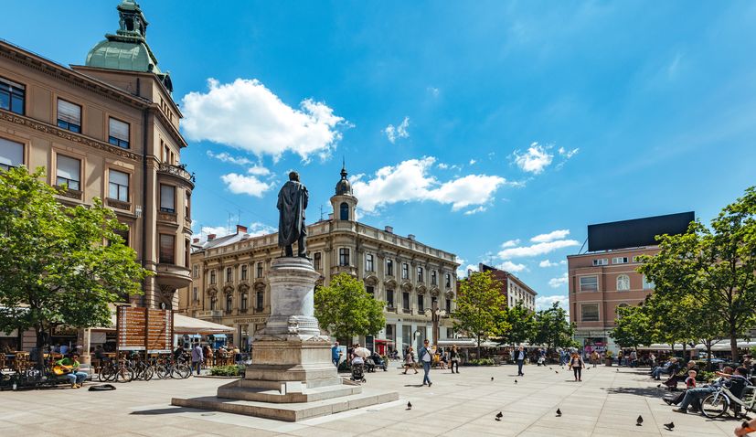 Trg Petra Preradovica, Zagreb