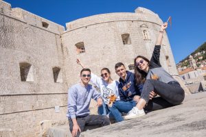 RIT Croatia students around Dubrovnik