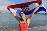 Croatian swimmer Dina Levačić conquers Alcatraz swim