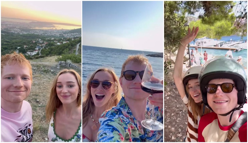 Ed sheeran in Croatia new music video camera