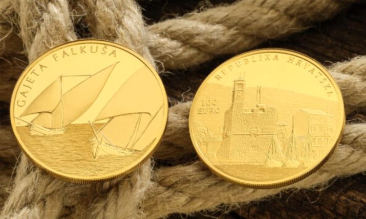 New Croatian coin celebrate legendary Vis fishing boat