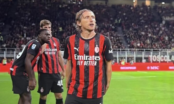 Luka Modrić AC Milan shirt the most sold