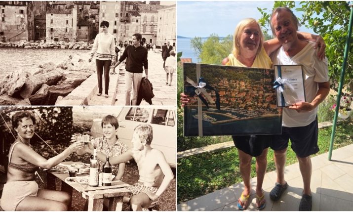 The couple in love with Orebić since 1969 who have returned every summer
