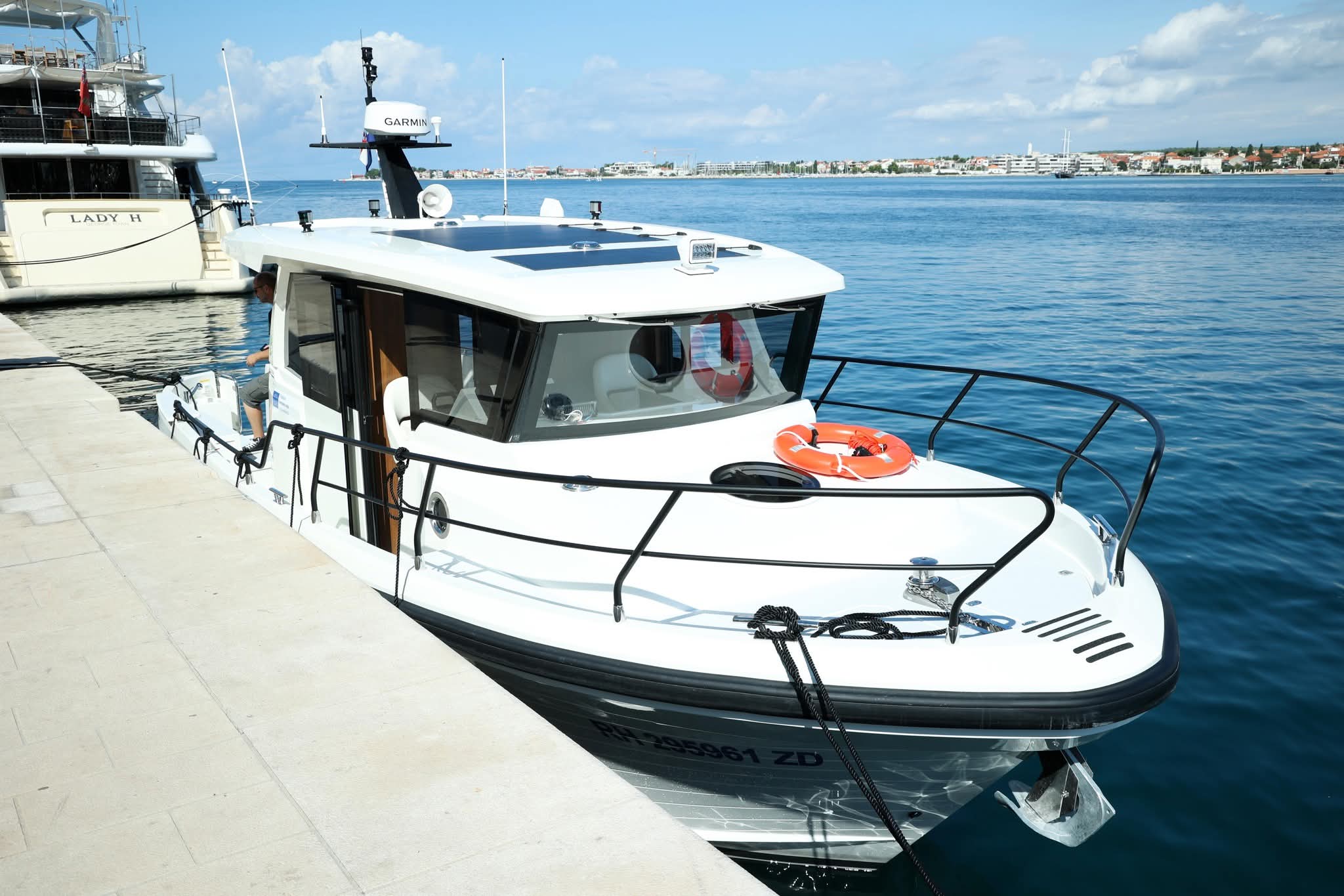 Zadar pharmacy boat, the country’s first floating pharmacy. 