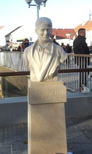 Bust of Jean-Michel Nicolier in Vukovar
