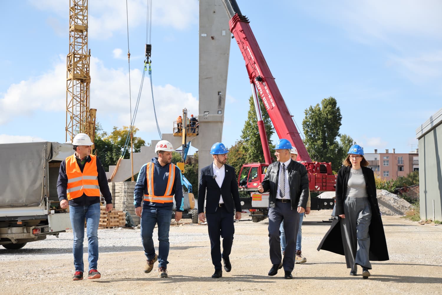 Kranjčevićeva Stadium construction