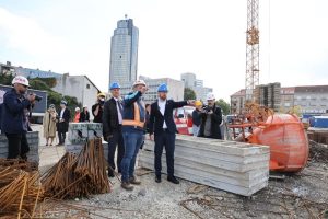 Kranjčevićeva Stadium construction
