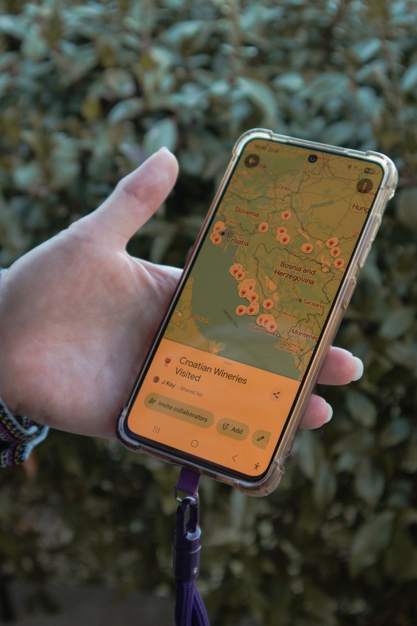 Prom’s Map of Croatian Wineries Visited 