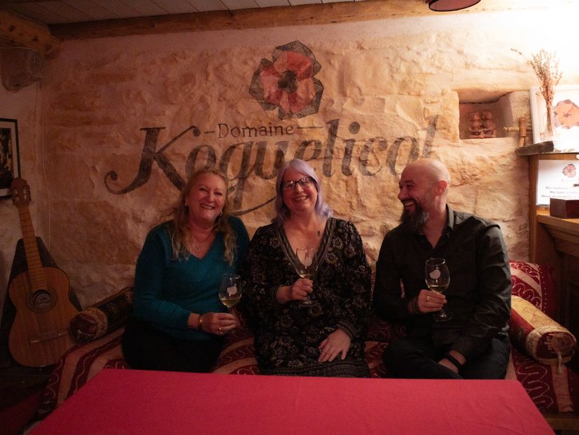 Jacqueline Marovac (Domaine Koquelicot), Prom, and Karlo Kapusta (Bespoke Croatia)
