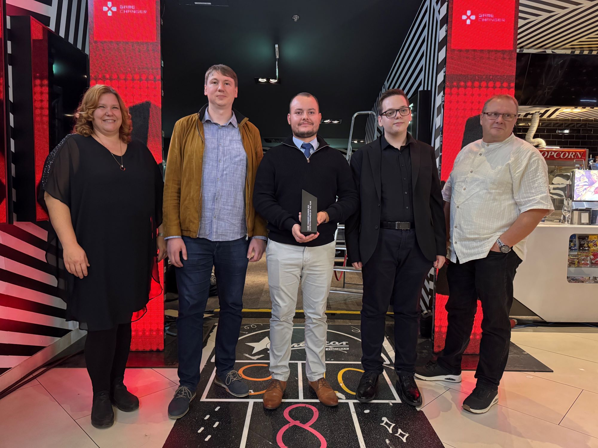 Tim Istarskog veleučilišta - Vedrana Špada, Deni Vale, Patrik Radolović, Luka Žužić, Ener Špada