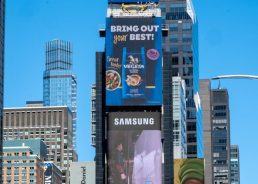 Croatian brand Vegeta on New York’s Times Square