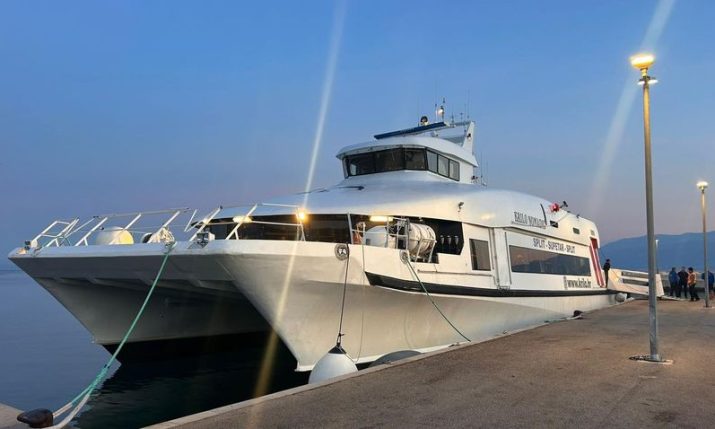 From Split to Supetar in 22 minutes: New fast line starts