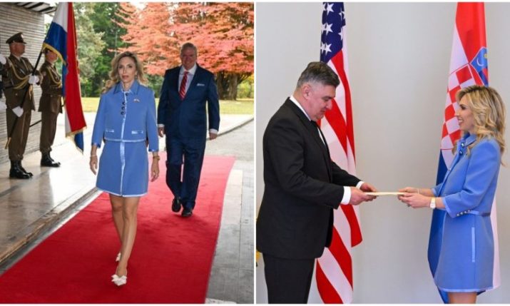 New US Ambassador Nicole McGraw presents credentials in Zagreb to Croatian president