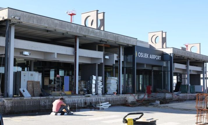 PHOTOS: New Osijek Airport terminal expansion progressing