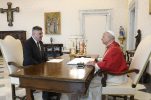 Croatian president meets the Pope and invites him to Croatia