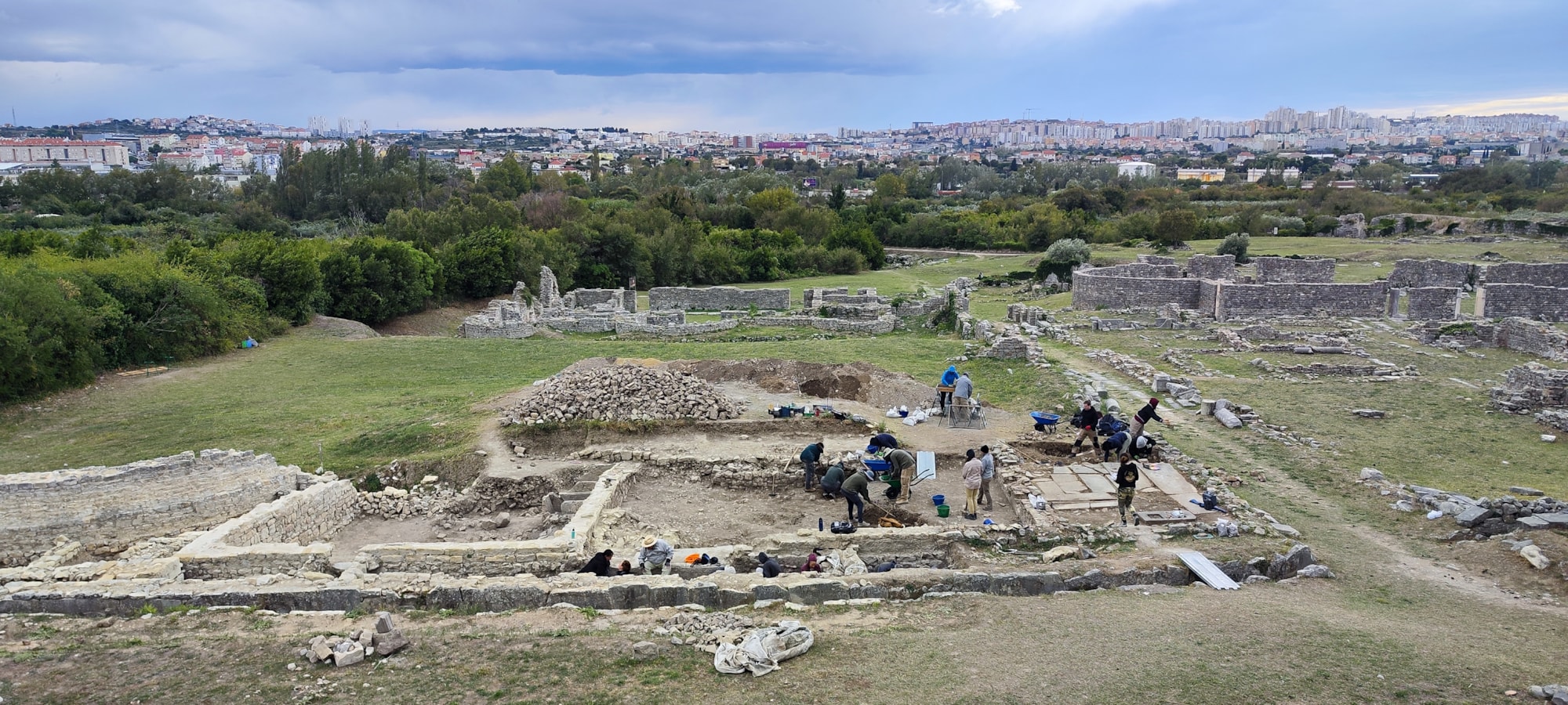 ancient olive oil production complex in Salona