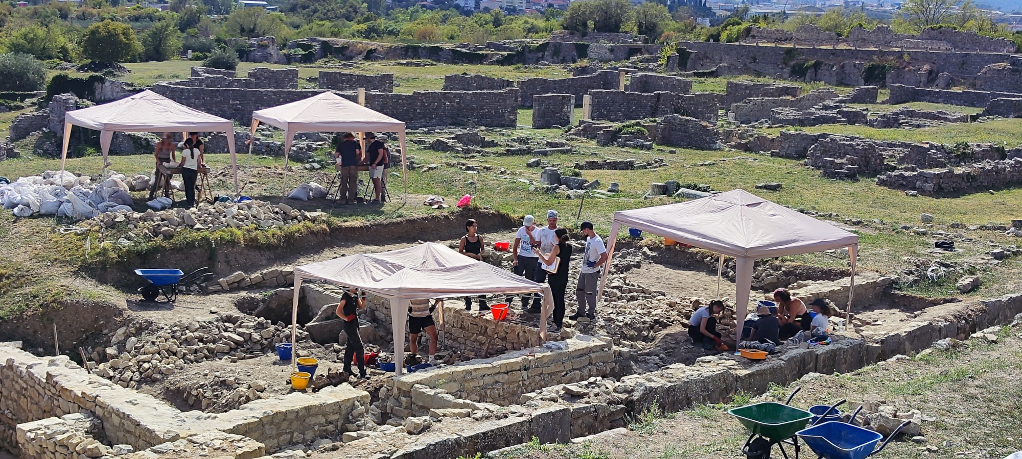 ancient olive oil production complex in Salona