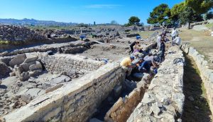 Ancient olive oil production complex in Salona