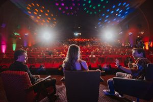 ZFF opening q and a_dj ahmed actors Arif Jakup and Dora Akan Zlatanova