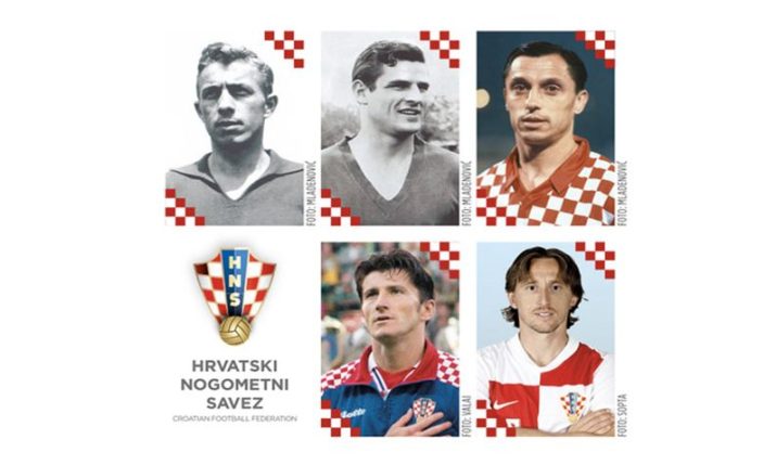 Croatian football legends on new crypto stamp