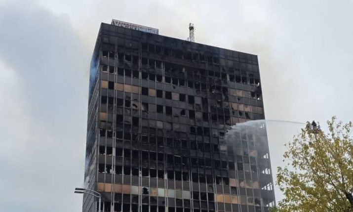 Young person arrested in connection with Vjesnik building fire