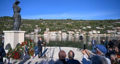 PHOTOS: Restored El Shatt memorial unveiled in Dalmatia 