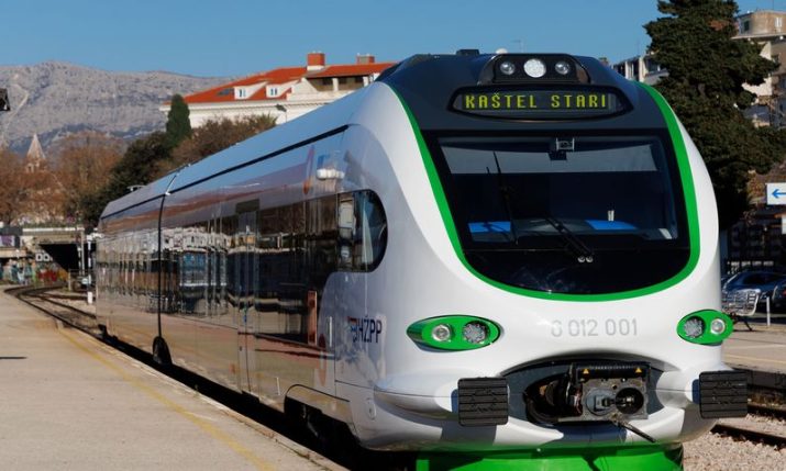 Europe’s first battery-powered train enters daily service in Split