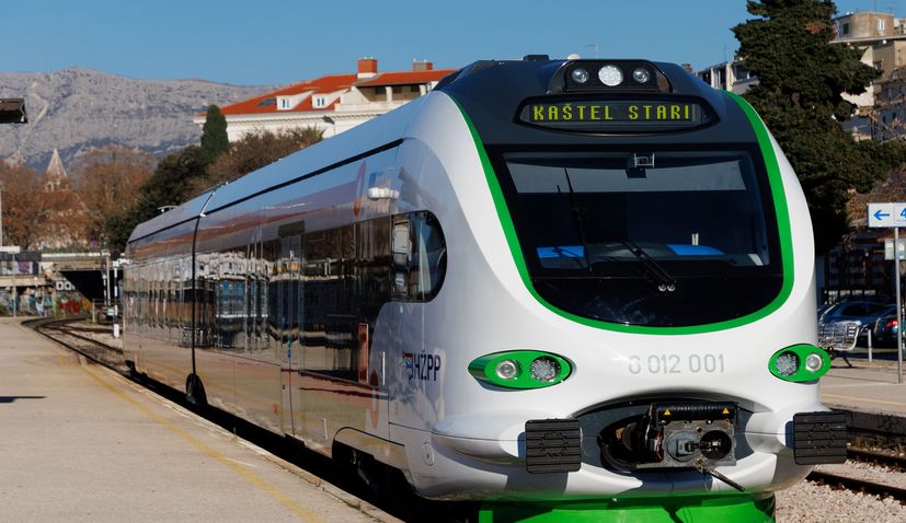 Europe’s first battery-powered train enters daily service in Split