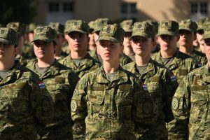 Croatian army cadets