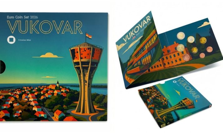 Limited Vukovar official euro coin set released