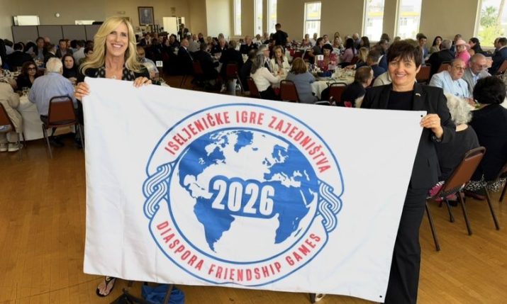 Official flag unveiled for first Croatian Diaspora Friendship Games – Split & Brač 2026
