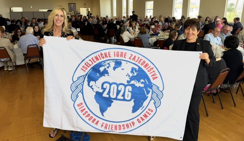 Official flag unveiled for first Croatian Diaspora Friendship Games – Split & Brač 2026