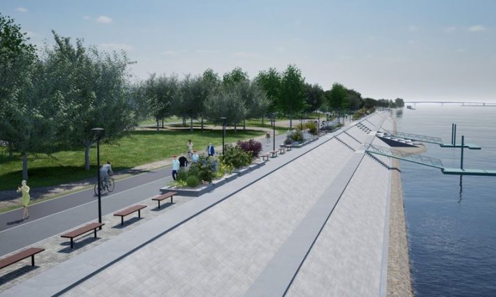 The longest riverside walkway in Croatia being extended