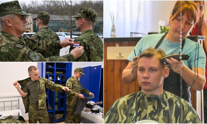 First impressions as compulsory military training starts again in Croatia