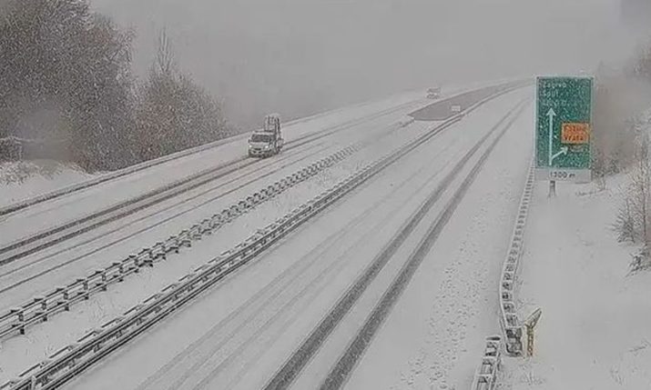 Croatia hit by sudden weather shift bringing snow