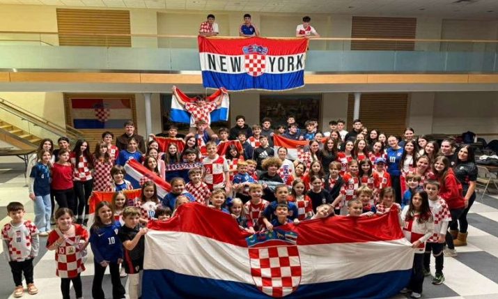 Croatian kids in New York prepare to welcome the Vatreni to America