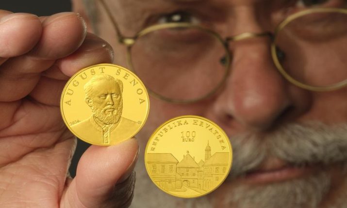 Croatia honours August Šenoa with new limited-edition coins