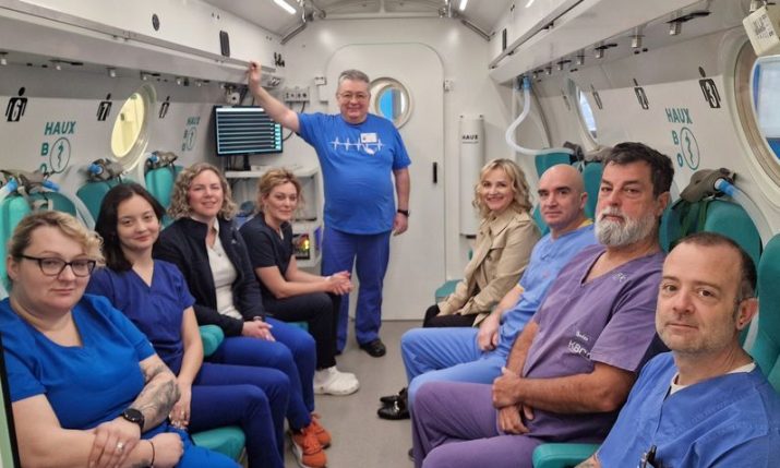 Croatian doctors achieve world-first success treating cancer therapy complications with hyperbaric oxygen