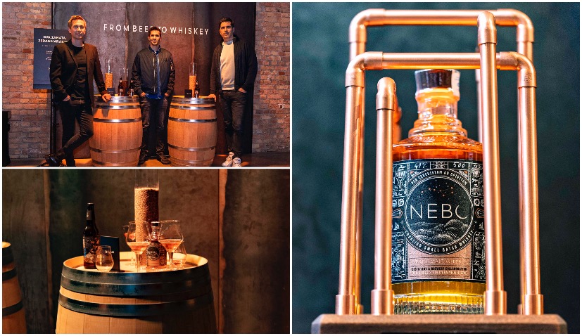 New Croatian craft whiskey “NEBO” is born from distilling and brewing collaboration