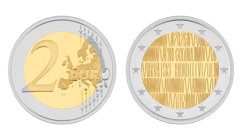 Croatia to release special €2 coin celebrating 100 years of HRT ...