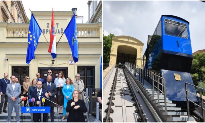 Zagreb’s funicular reopens after first major overhaul in more than 50 years