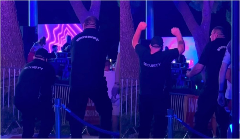VIDEO: Dancing security guards steal the show at WTA Makarsk